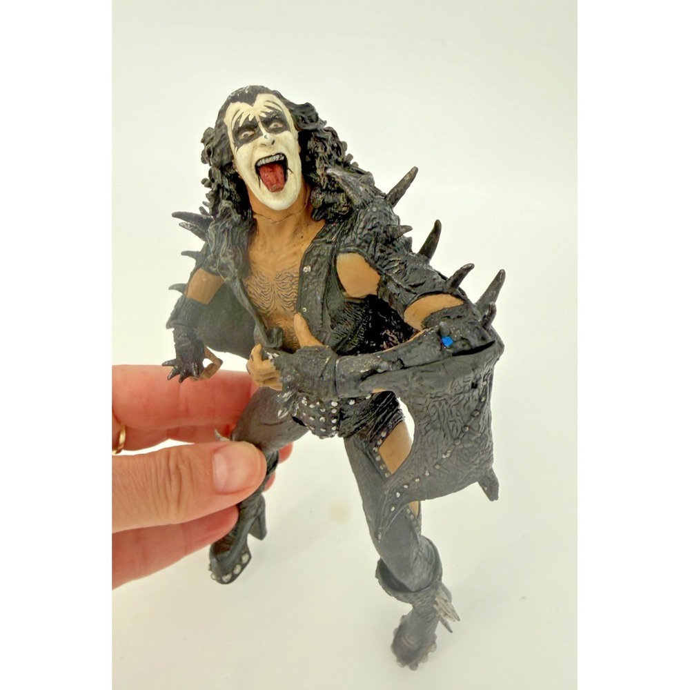 KISS Gene Simmons Action Figure Demon Starchild Era Rock Band Collectible 8in